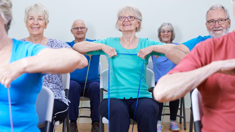 Move More Exercise for Seniors at Mercy Rehab